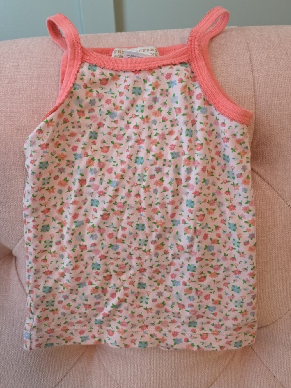The Beaufort Bonnet Company 4/5 4t 5t floral tank top